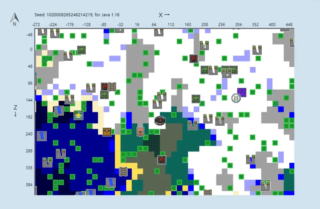 我的世界JAVA版1.16多生物群系种子分享