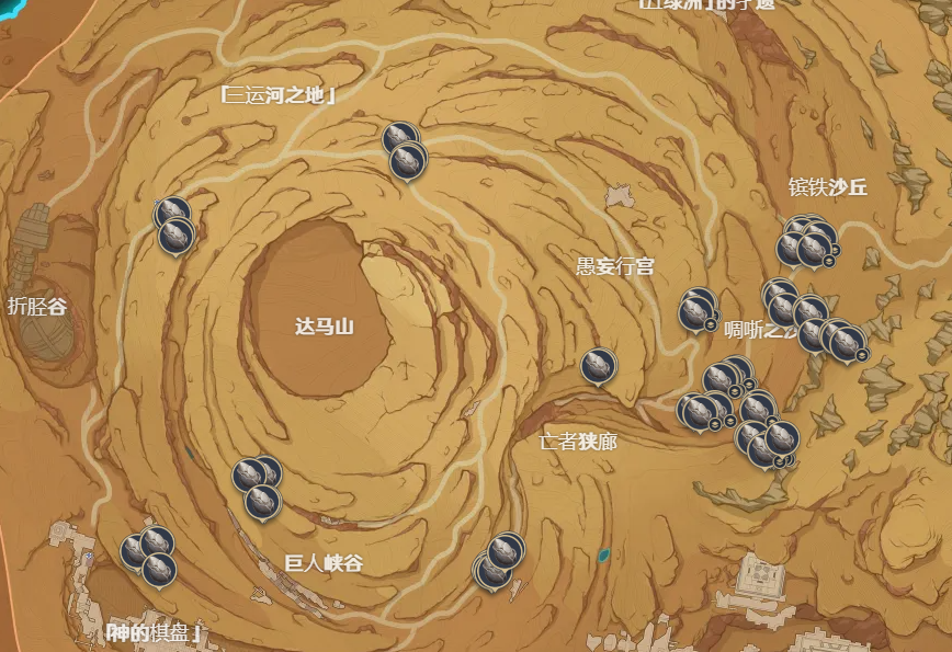 原神沙脂蛹采集路线一览 沙脂蛹位置分布大全